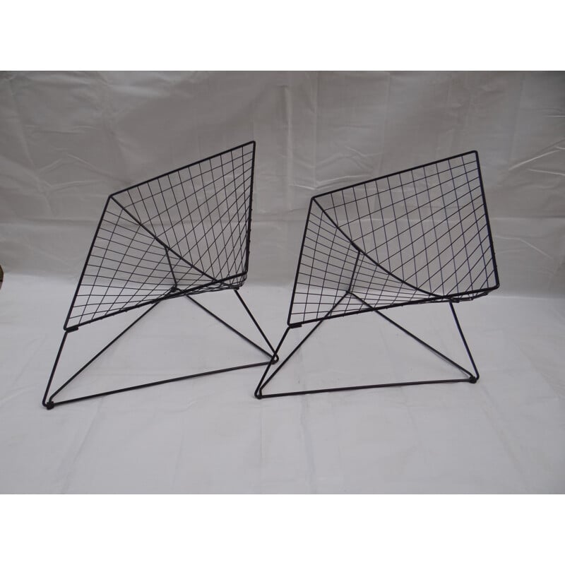Vintage pair of OTI armchair by Niels Gammelgaard 1980