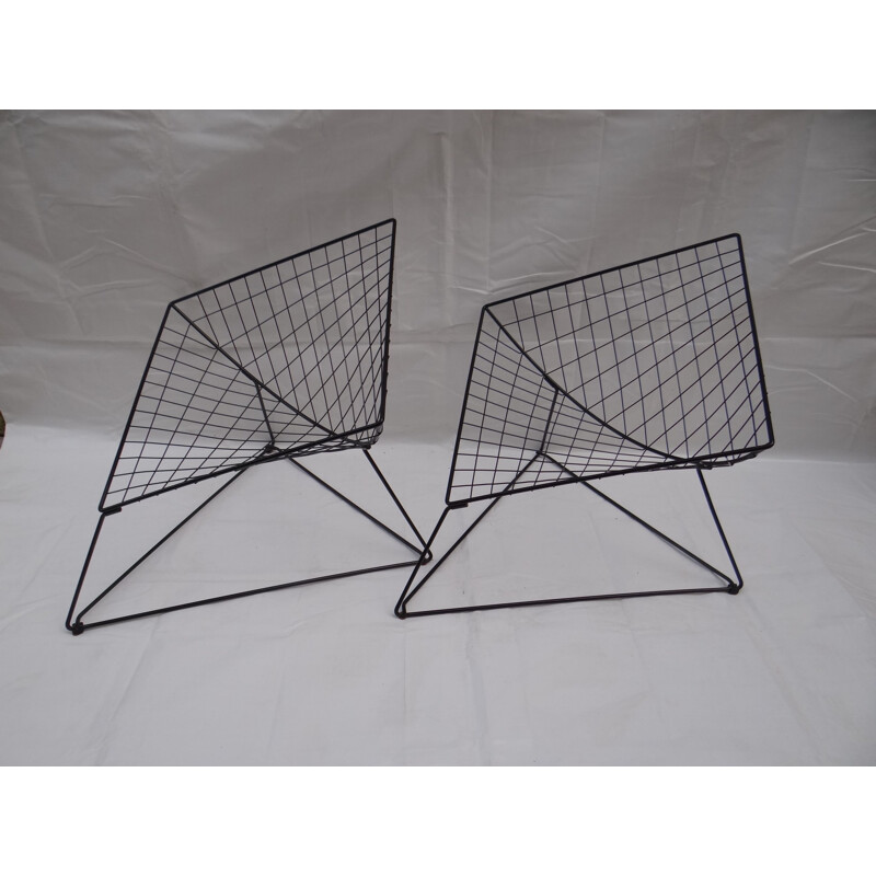 Vintage pair of OTI armchair by Niels Gammelgaard 1980