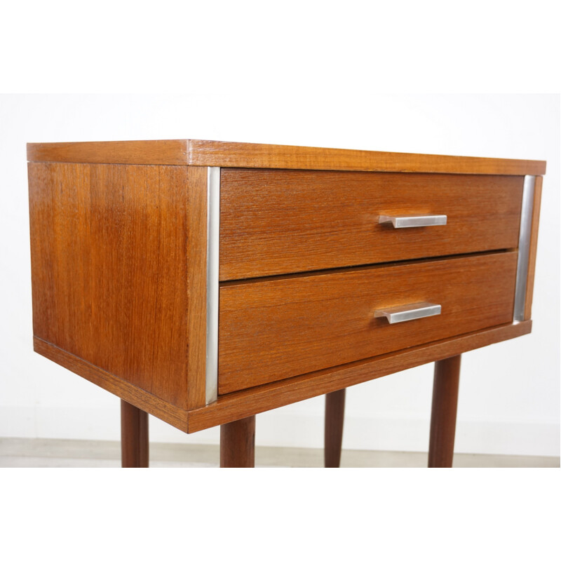Vintage set of night stands in teak from the 50s