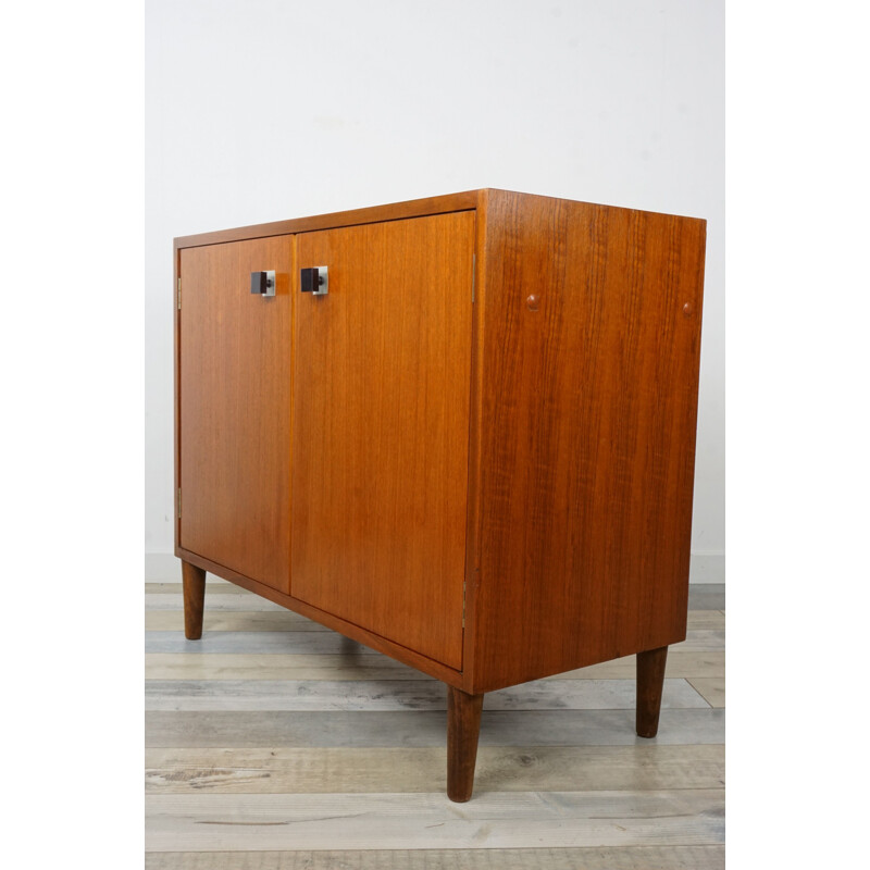 Small vintage sideboard in teak from the 60s