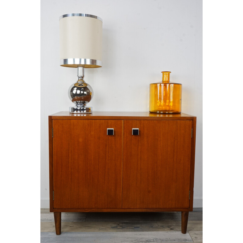 Small vintage sideboard in teak from the 60s