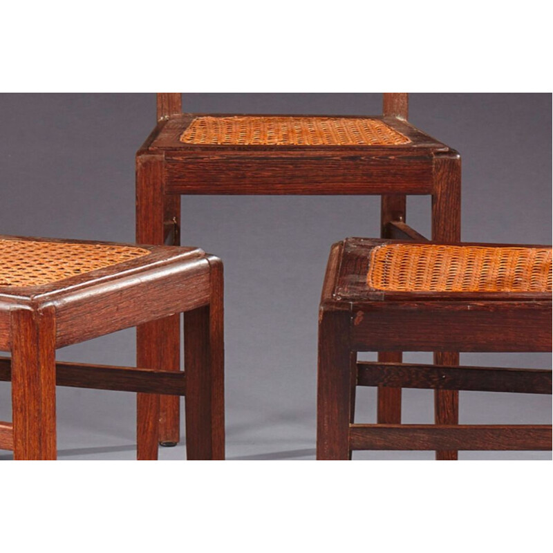 Suite de 6 chaises art déco 1930