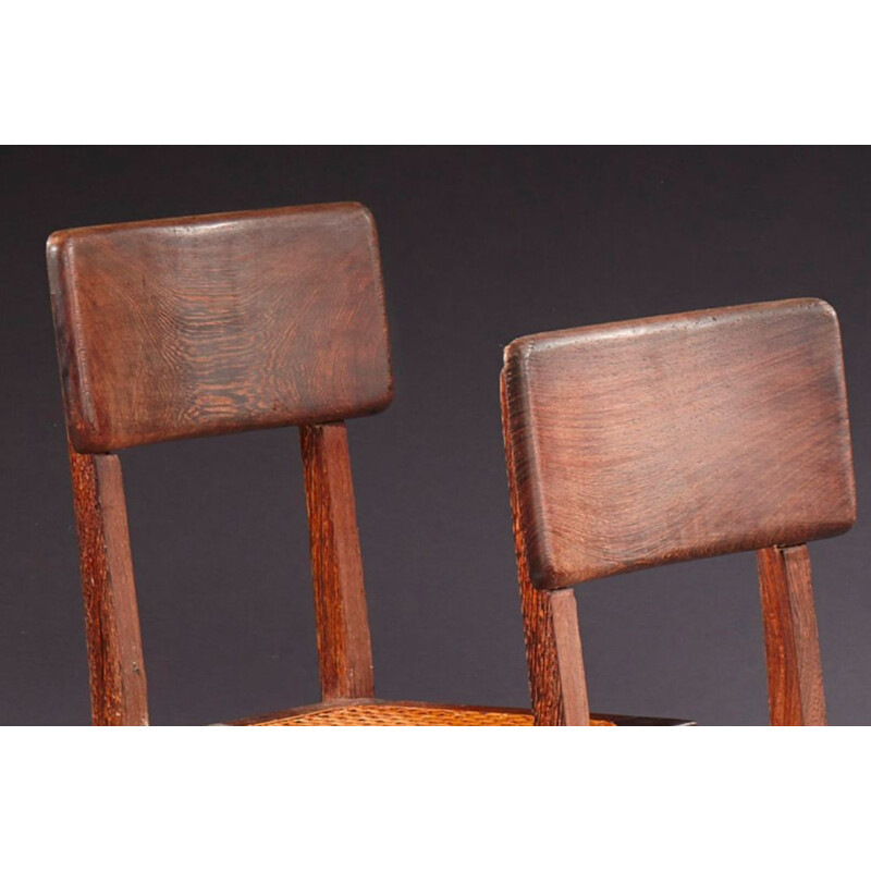 Suite de 6 chaises art déco 1930