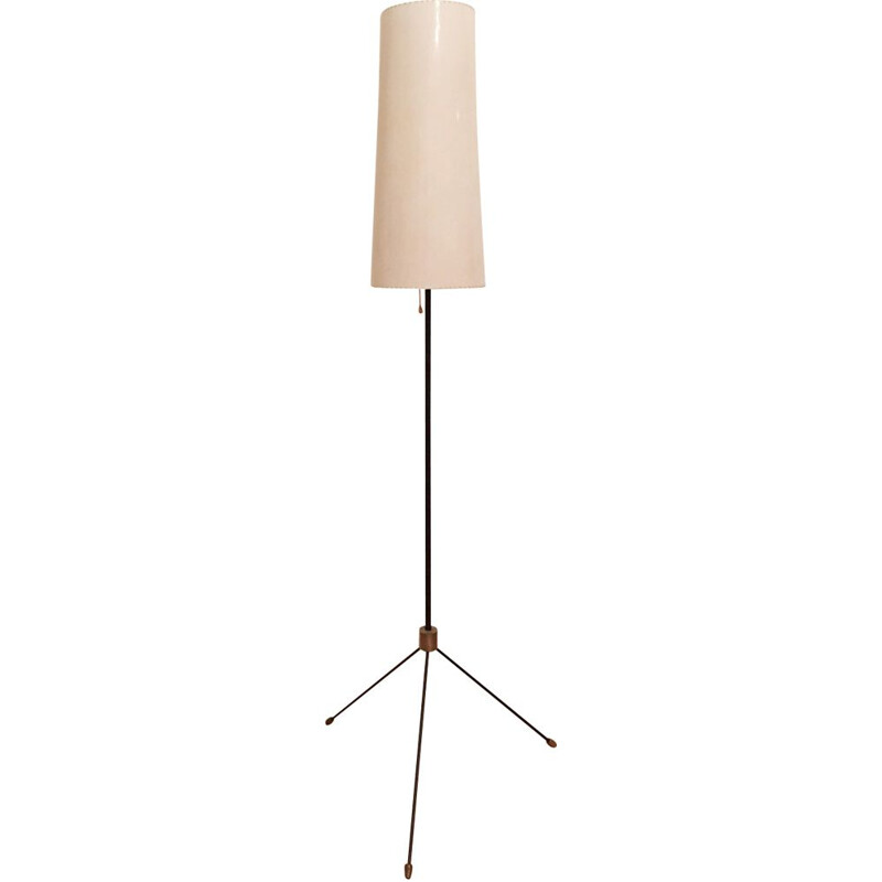 Lampada da terra vintage bianca, 1960