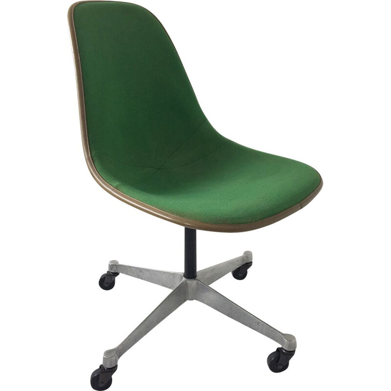 Vintage Eames fibreglass PSC chair for Herman Miller