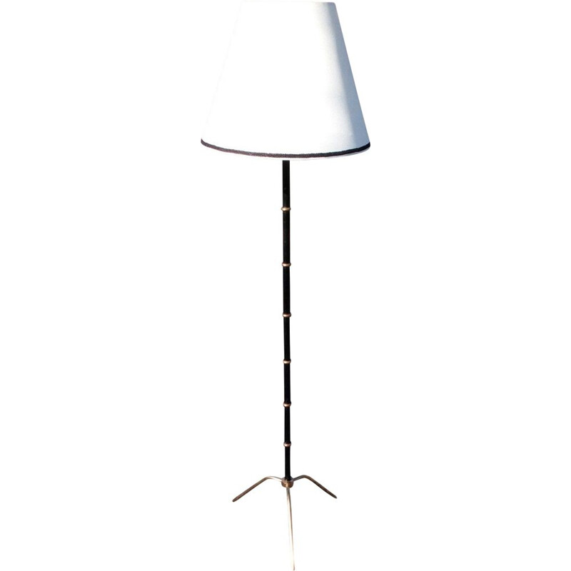 Vintage floorlamp by Jacques Adnet 1950