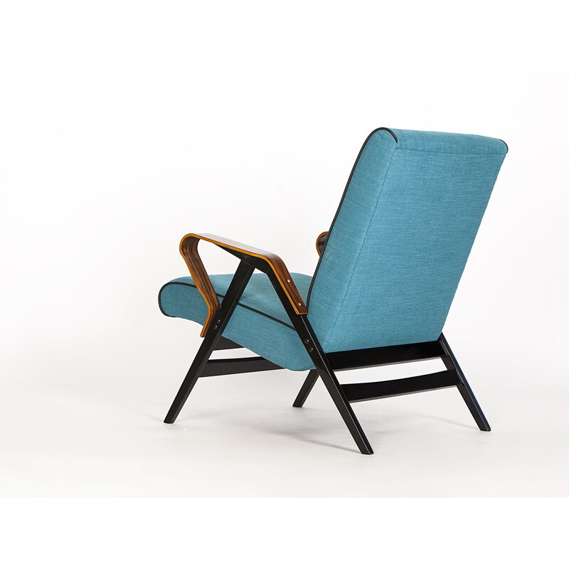 Vintage blue Armchair from Tatra, 1960s