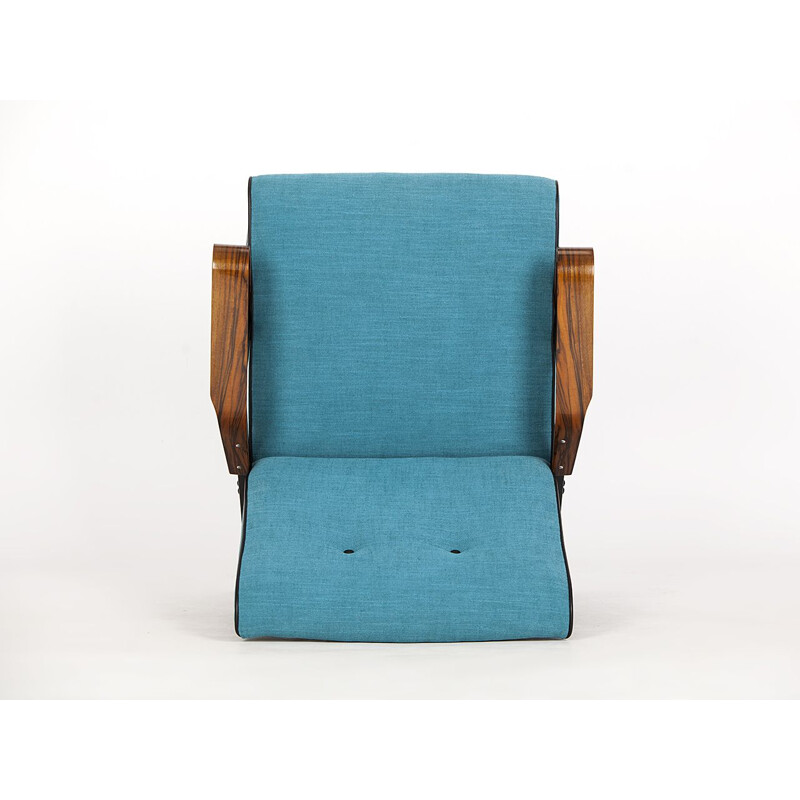 Vintage blue Armchair from Tatra, 1960s
