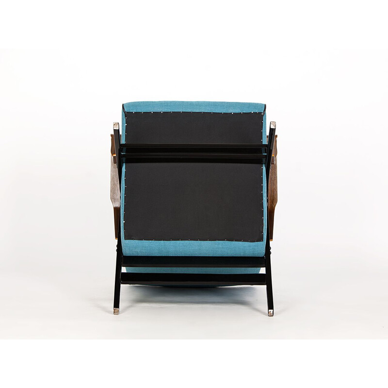 Vintage blue Armchair from Tatra, 1960s