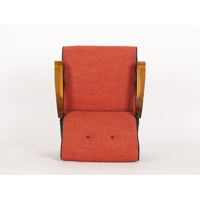 Vintage fauteuil orange de Tatra, années 1960
