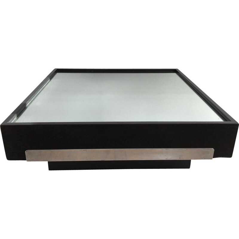 Italian coffee table in black ashwood