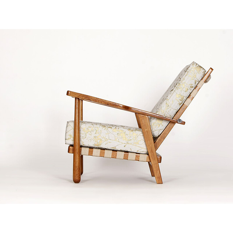 Vintage armchair by Jan Vanek for Krásná Jizba, 1950s