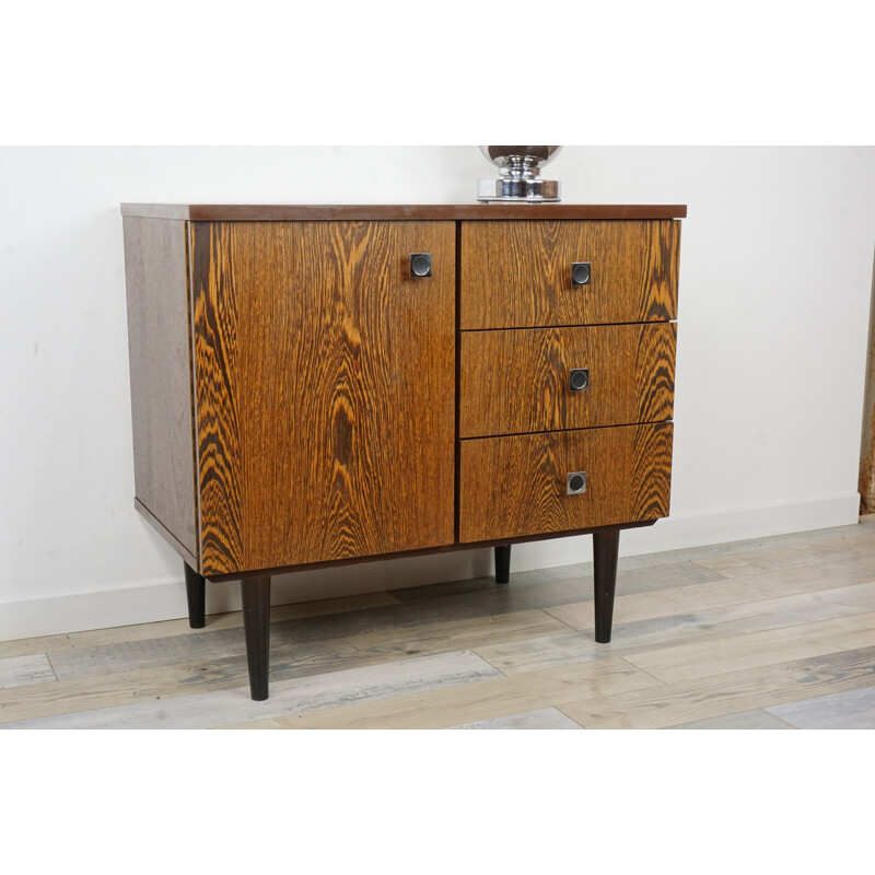 Vintage chest of drawers in Wenge 50-60s