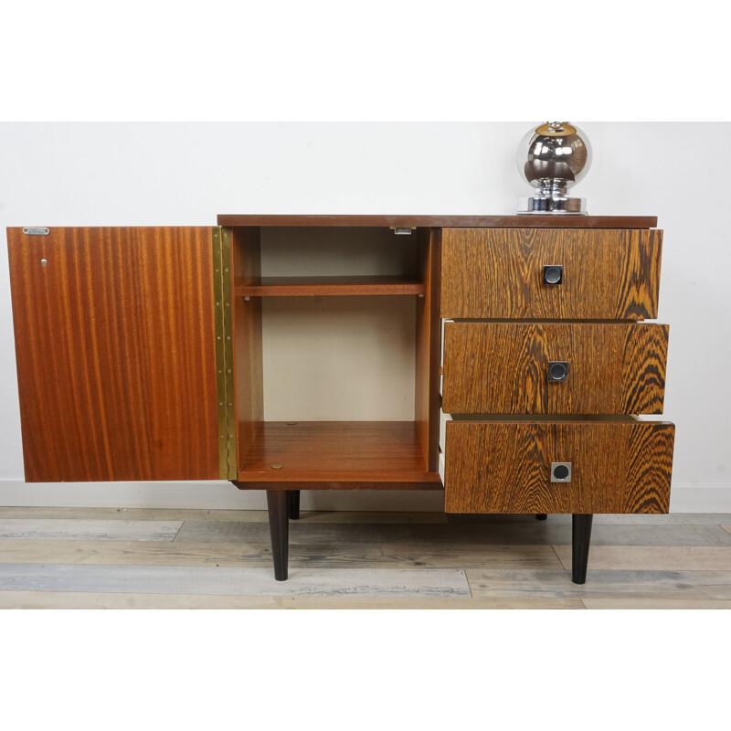 Vintage chest of drawers in Wenge 50-60s