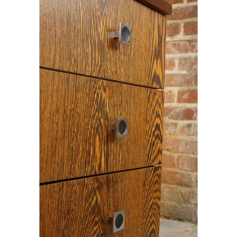 Vintage chest of drawers in Wenge 50-60s