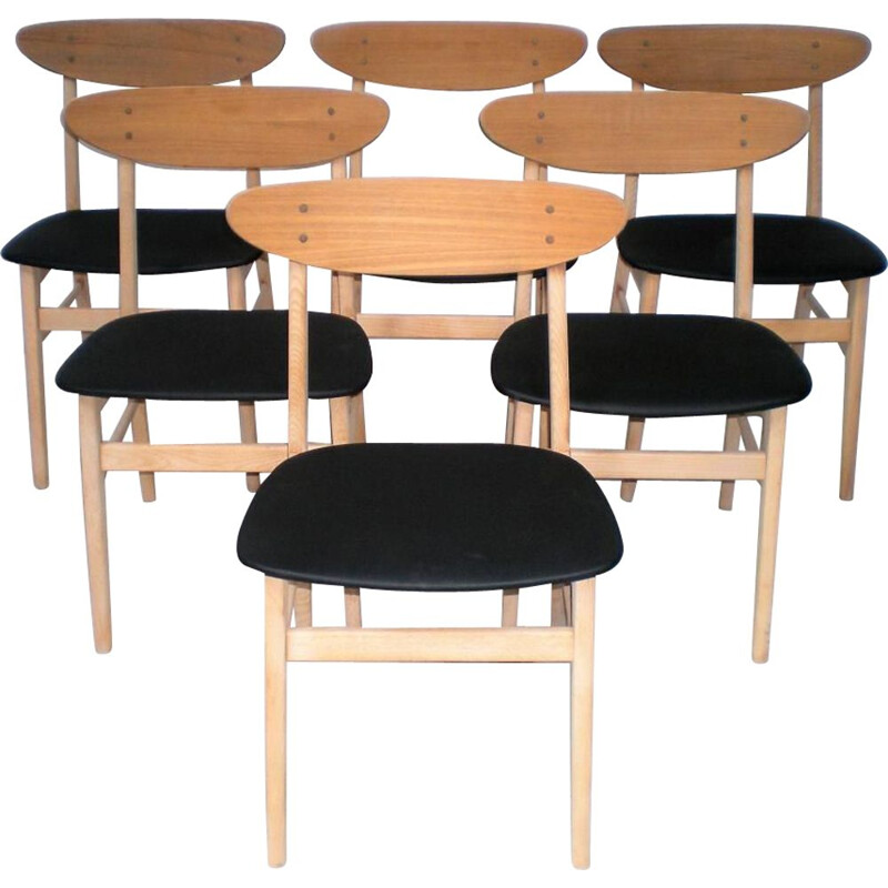 Set of 6 chairs by Farstrup, model 210