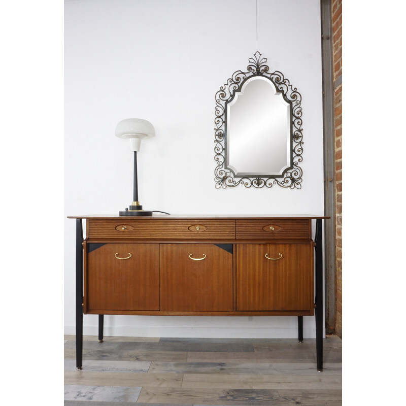 Vintage sideboard in teak 60s 