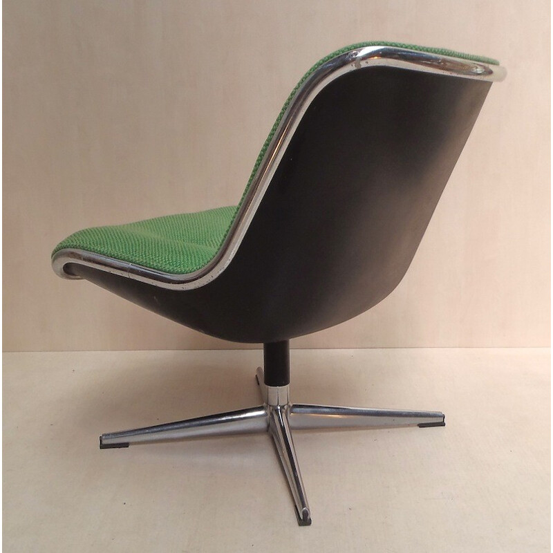 Paire de fauteuils de bureau, Charles POLLOCK - années 60