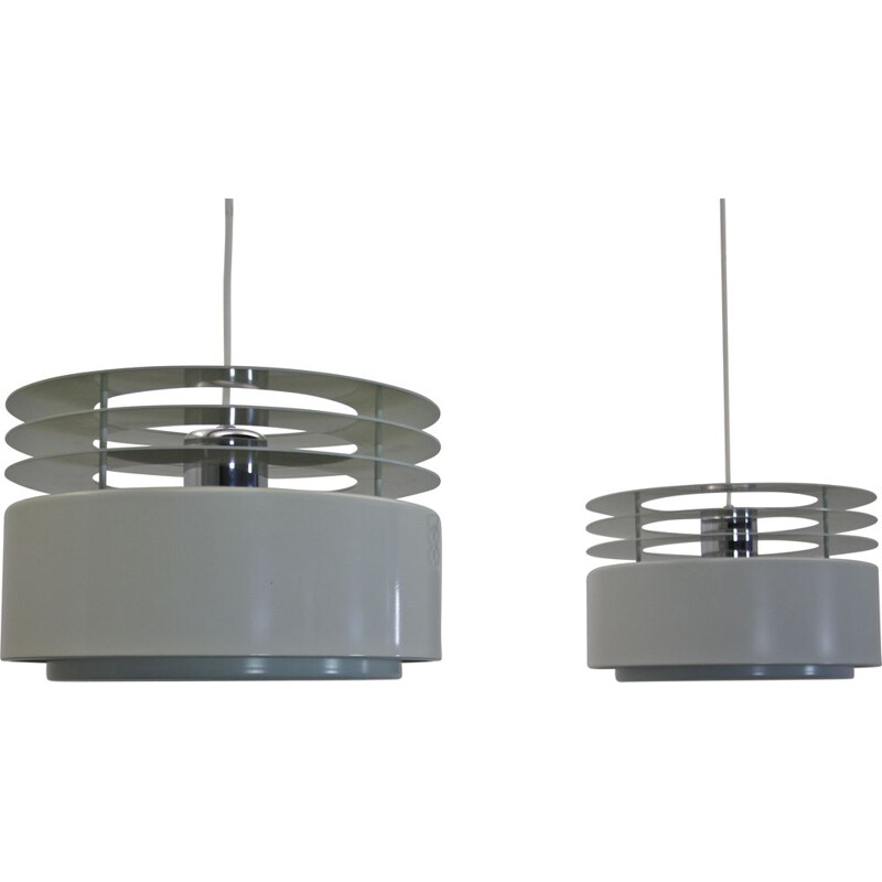 Pair of Hydra pendant lamps by Jo Hammerborg