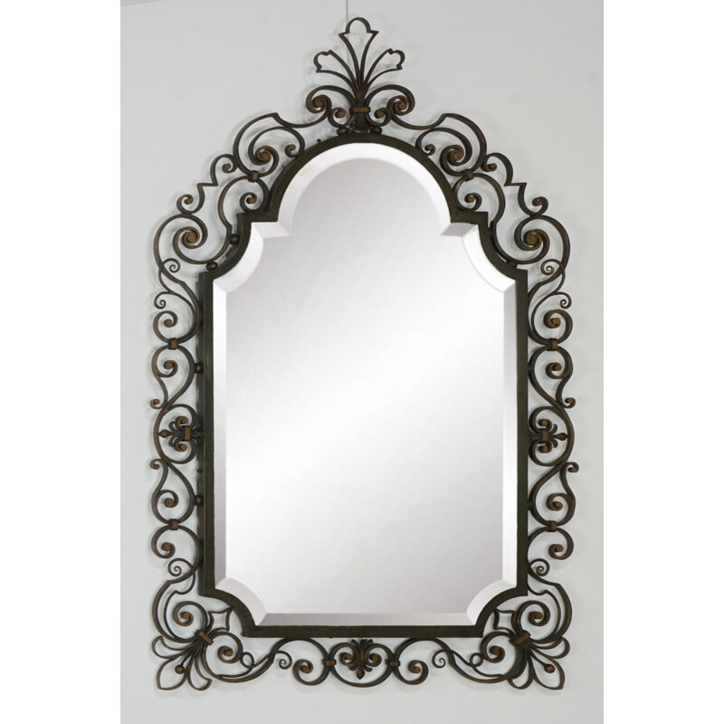 Vintage beveled mirror 1950