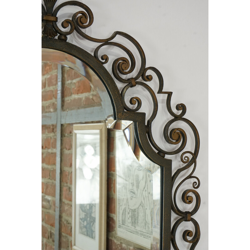 Vintage beveled mirror 1950