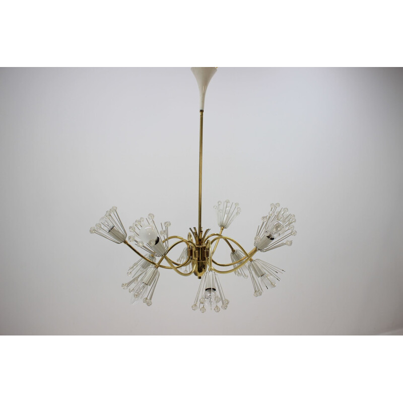 Vintage chandelier Sputnik Emil Stejnar Rupert Nikoll