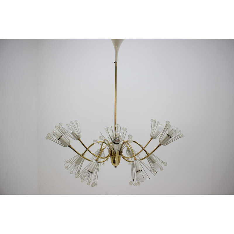 Vintage chandelier Sputnik Emil Stejnar Rupert Nikoll