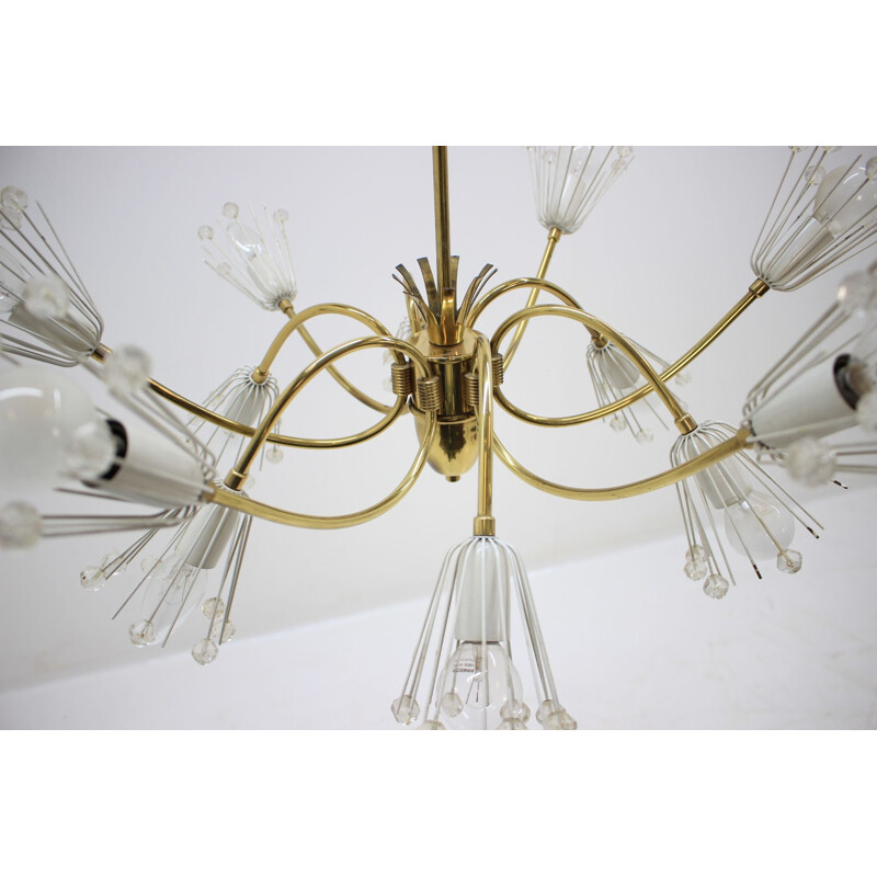 Vintage chandelier Sputnik Emil Stejnar Rupert Nikoll