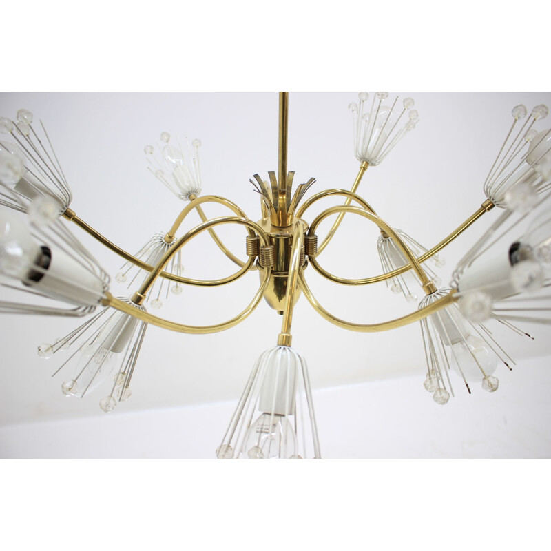 Vintage chandelier Sputnik Emil Stejnar Rupert Nikoll