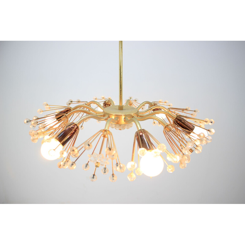 Vintage chandelier Sputnik Emil Stejnar Rupert Nikoll