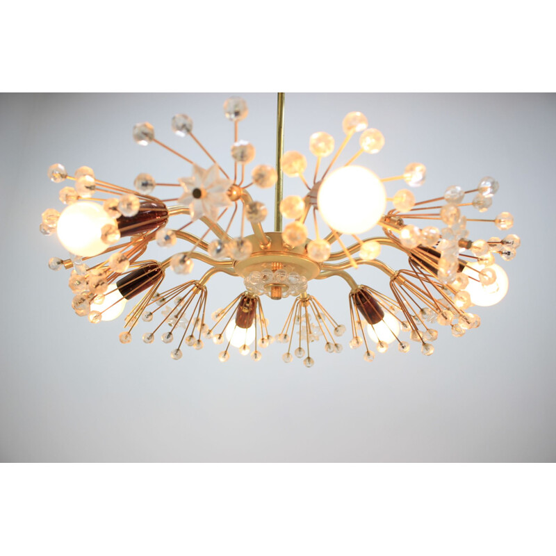 Vintage chandelier Sputnik Emil Stejnar Rupert Nikoll