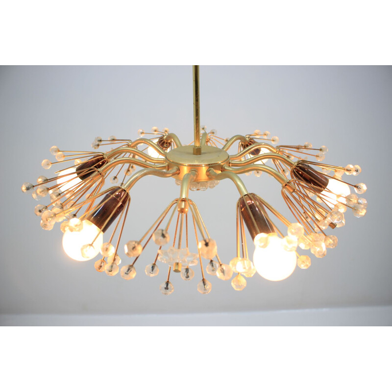 Vintage chandelier Sputnik Emil Stejnar Rupert Nikoll