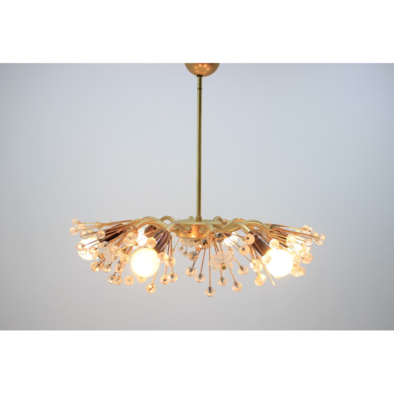 Vintage chandelier Sputnik Emil Stejnar Rupert Nikoll