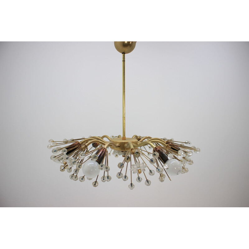 Vintage chandelier Sputnik Emil Stejnar Rupert Nikoll