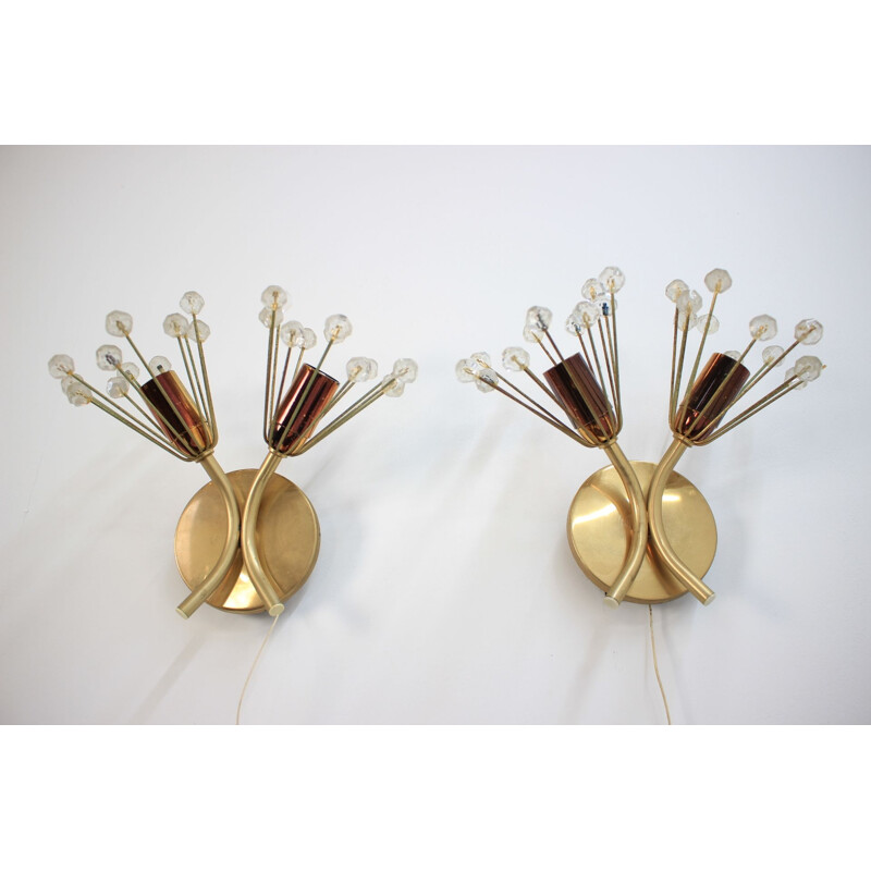 Pair of vintage sconces by Emil Stejnar Rupert Nikoll