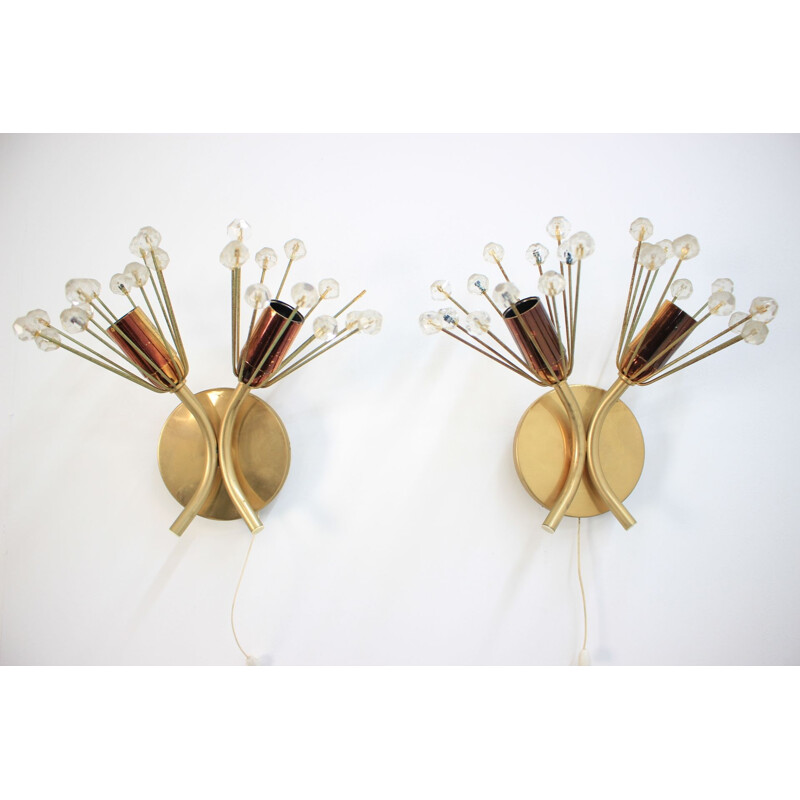 Pair of vintage sconces by Emil Stejnar Rupert Nikoll