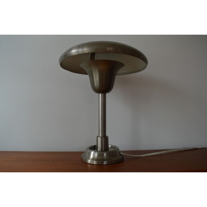Vintage Bauhaus table chrome lamp