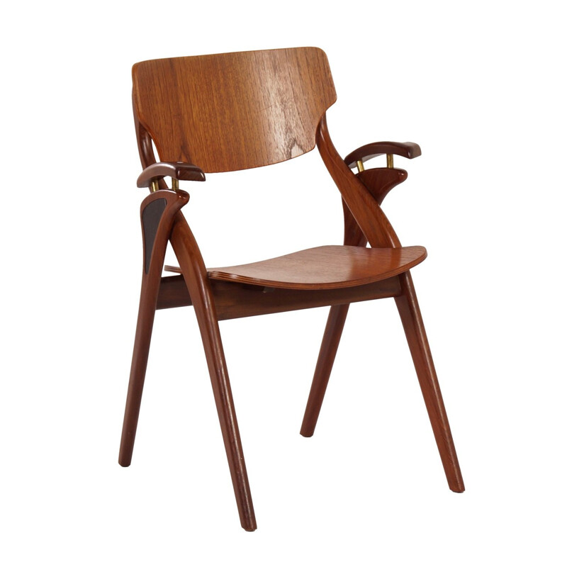 Vintage chair by Hovmand Olsen for Mogens Kold , 1960s