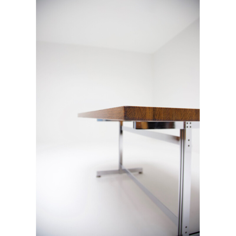 Vintage dining table in Wenge by Jules Wabbes 