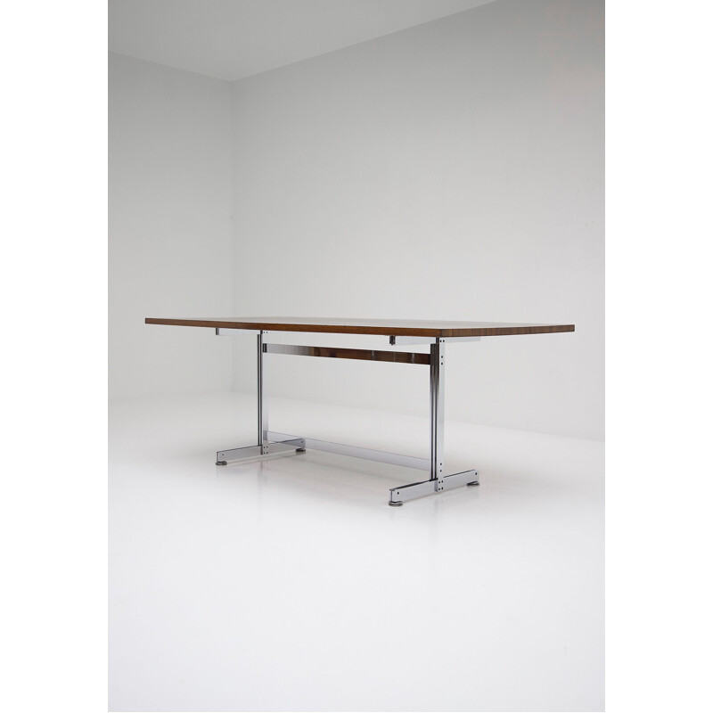 Vintage dining table in Wenge by Jules Wabbes 