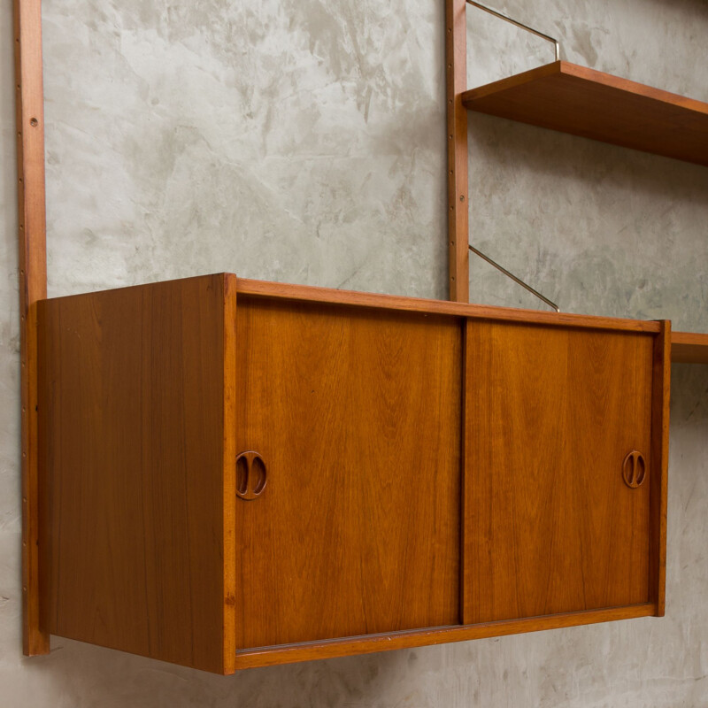 Vintage danish shelf in teak by  Poul Cadovius in the 60s