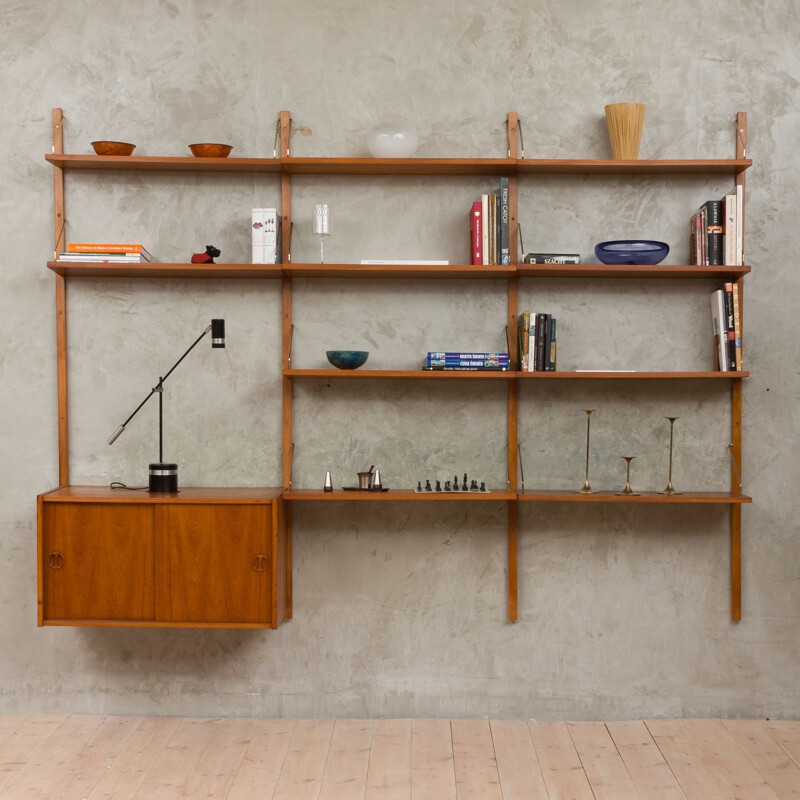 Vintage danish shelf in teak by  Poul Cadovius in the 60s