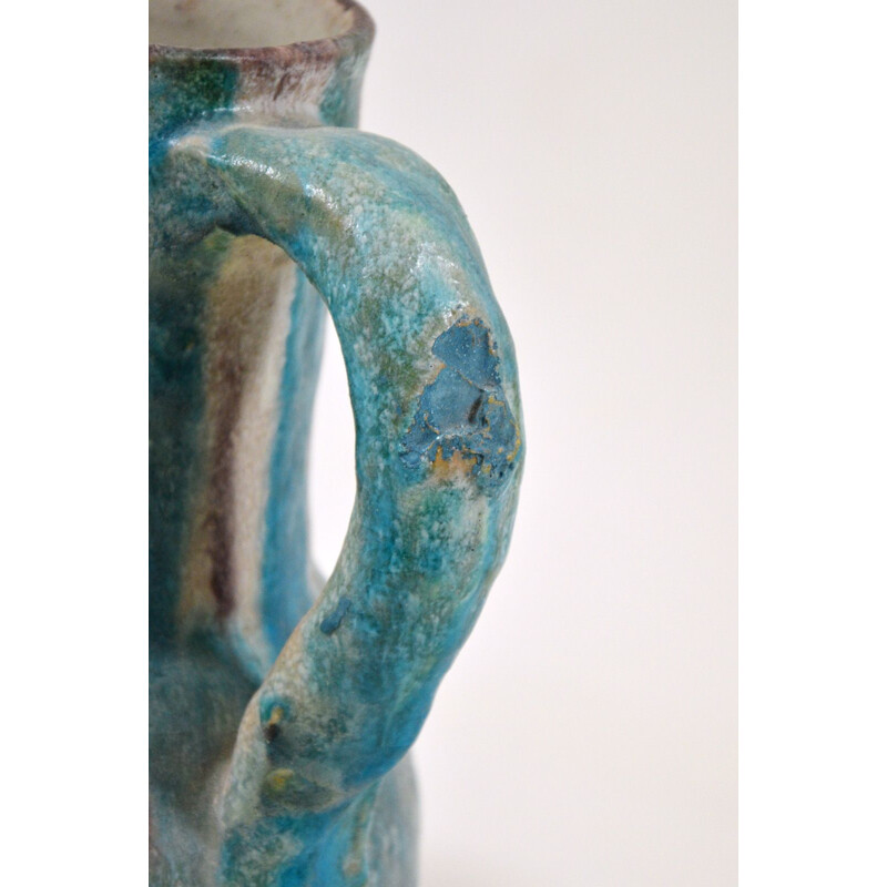 Vintage ceramic vase by Avallone Vietri,1930