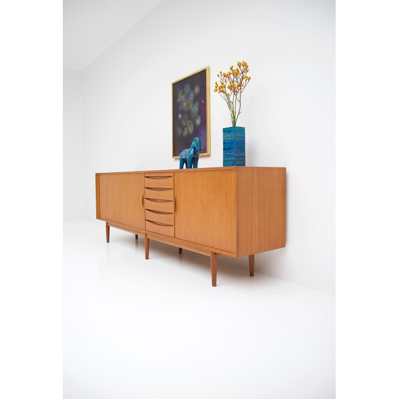 Long danish vintage sideboard by Arne Vodder,1960