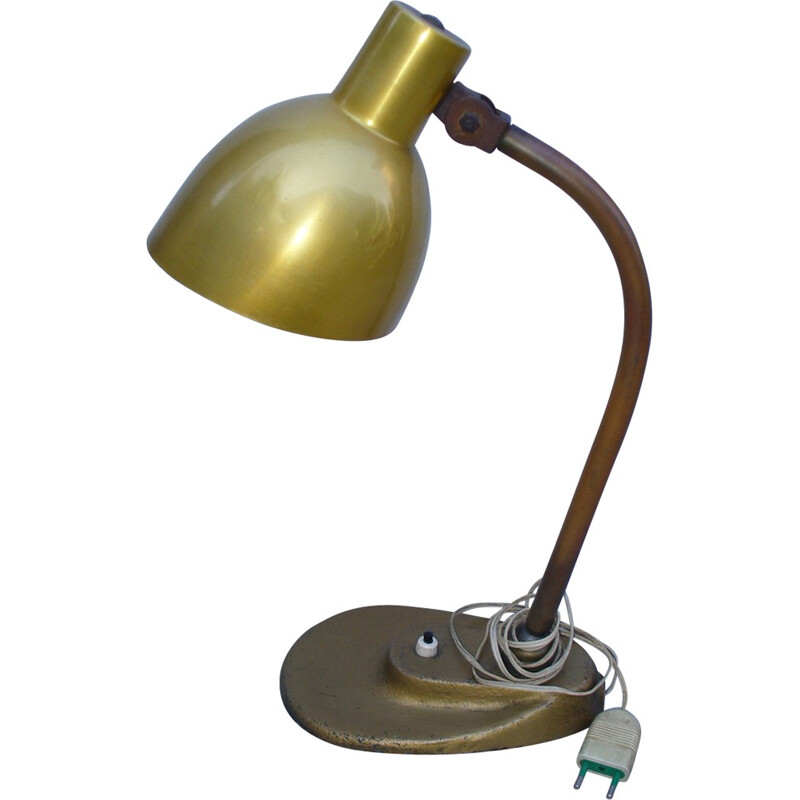 Lampe de bureau vintage en acier, Marianne BRANDT - 1934