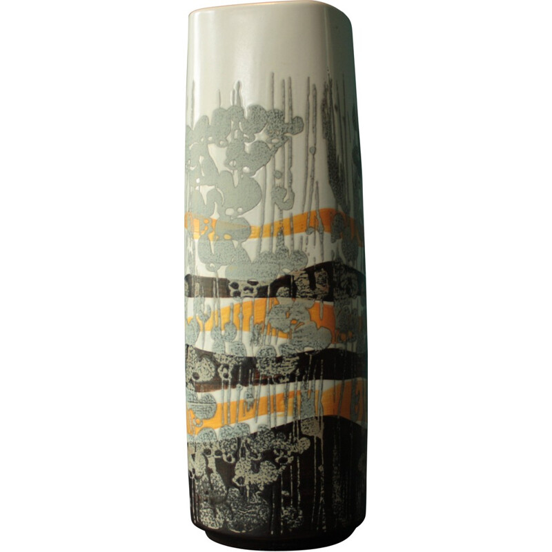 Ceramic multicolor vase, Ivan WEISS - 1960s