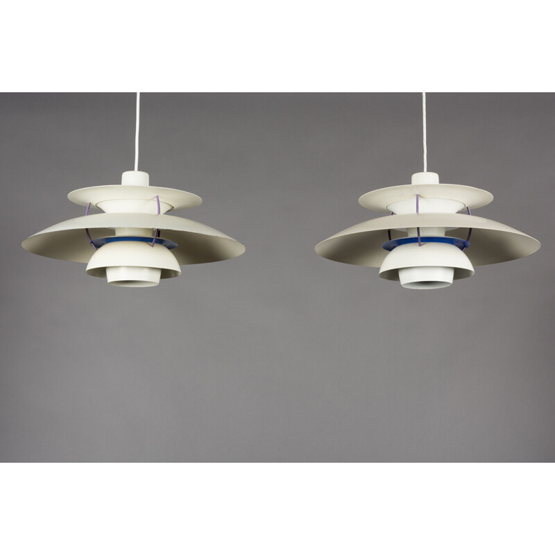 2 vintage pendant lamps by Poul Henningsen for Louis Poulsen,1950