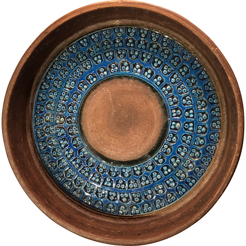 Italian vintage ceramic bowl, Aldo LONDI - 1960s