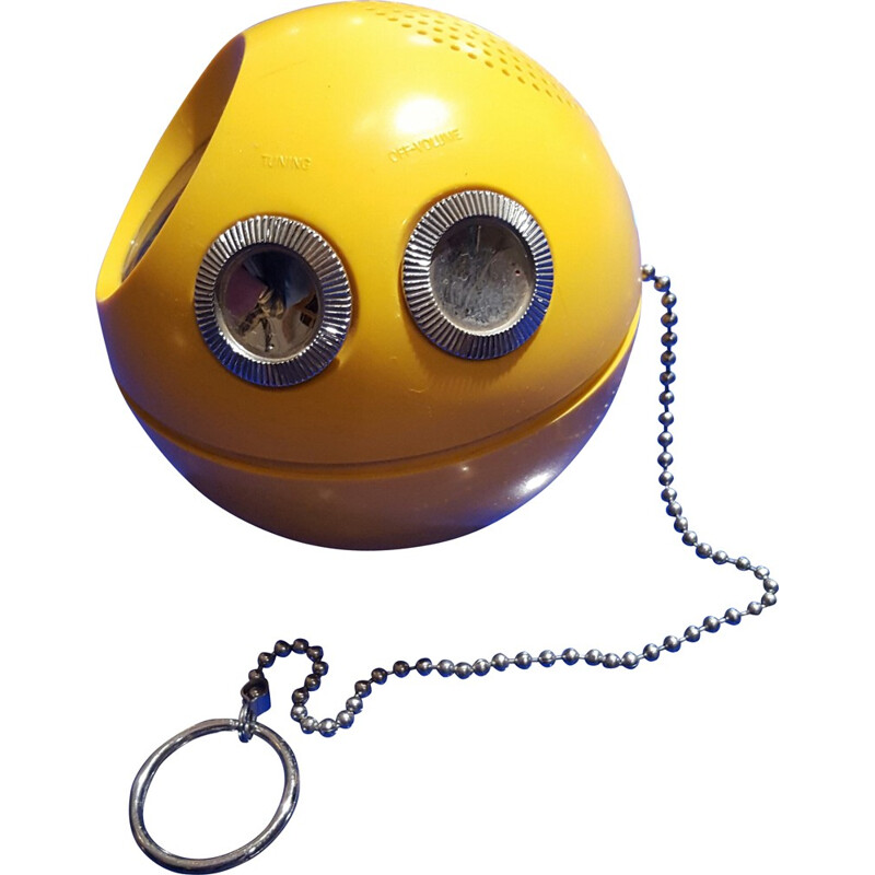 Yellow ball radio Paca-Man - 1970s