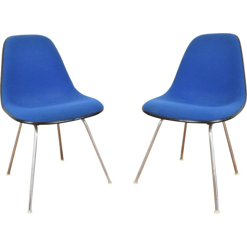 Set of 2 desk chairs DSX by Charles & Ray Eames for Herman Miller, 1960s